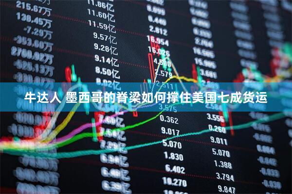 牛达人 墨西哥的脊梁如何撑住美国七成货运