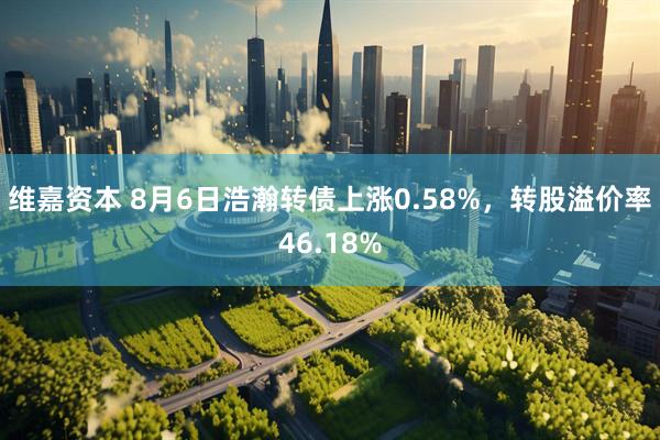 维嘉资本 8月6日浩瀚转债上涨0.58%，转股溢价率46.18%