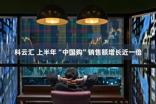 科云汇 上半年“中国购”销售额增长近一倍